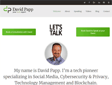 Tablet Screenshot of davidpapp.com